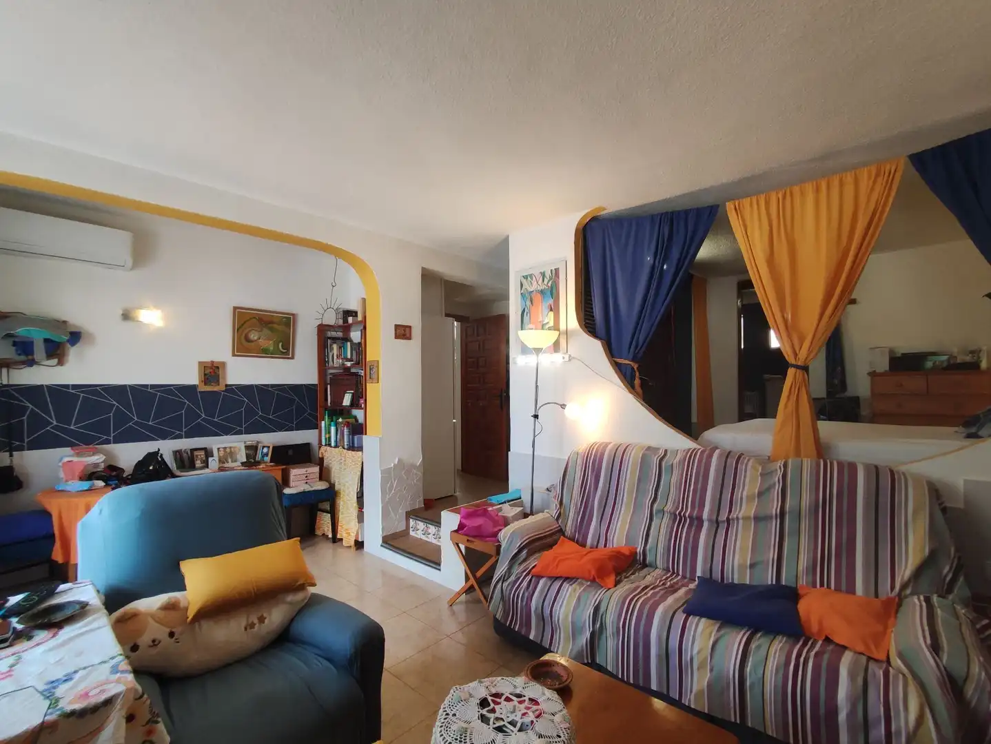 Sala d'estar de Casa o xalet en venda en Sant Josep de sa Talaia amb Aire condicionat, Calefacció i Terrassa