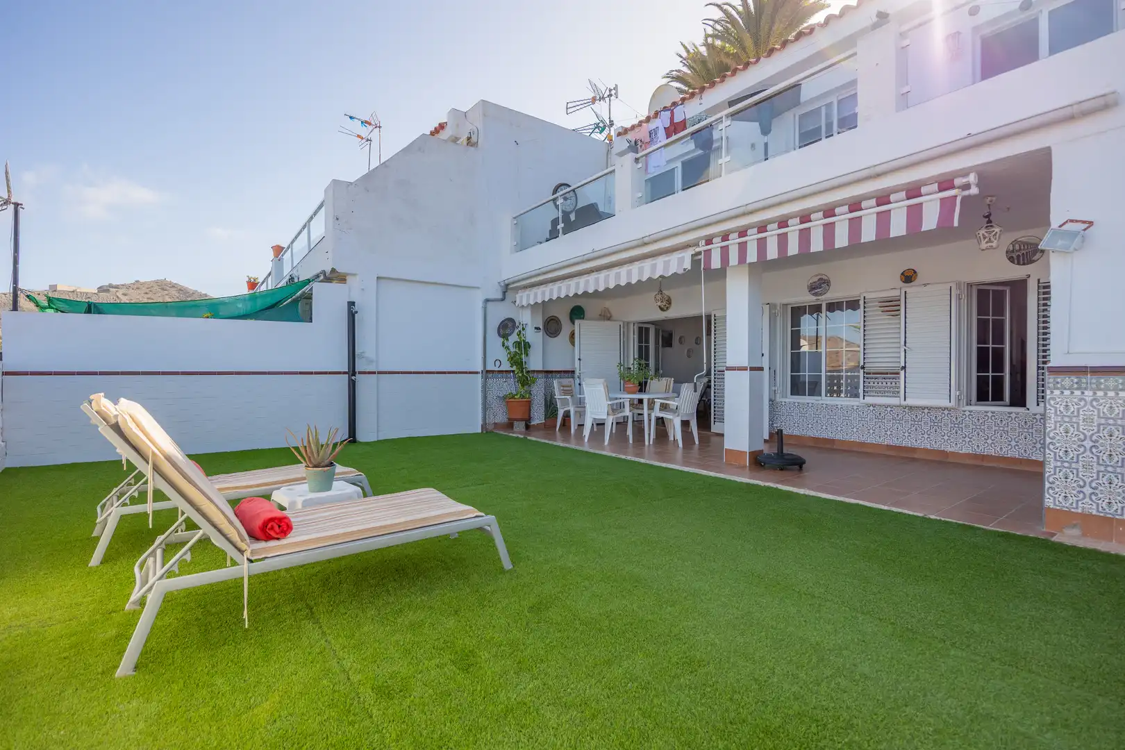 Garden of Houses for rent in Mogán  with Private garden, Terrace and Swimming Pool