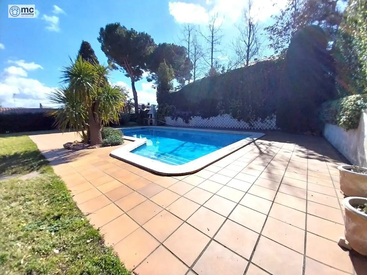 Swimming pool of Houses for sale in Canovelles  with Air Conditioner, Private garden and Terrace