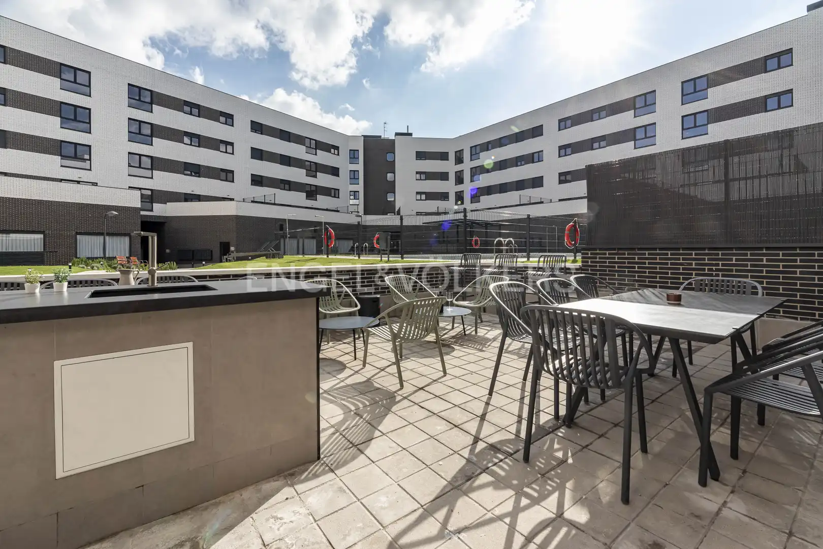Terrace of Flat for rent in Madrid  with Air Conditioner, Heating and Swimming Pool