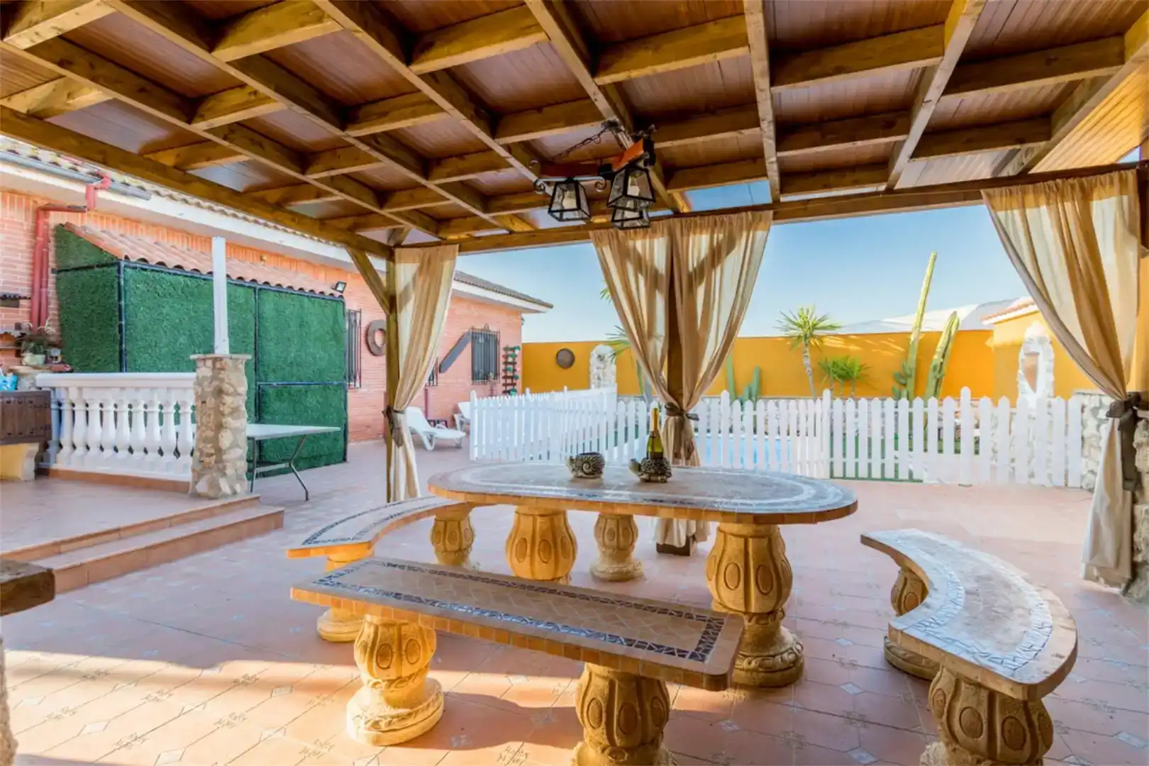 Terraza de Casa o chalet en venta en Fuentes de Andalucía con Aire acondicionado y Piscina