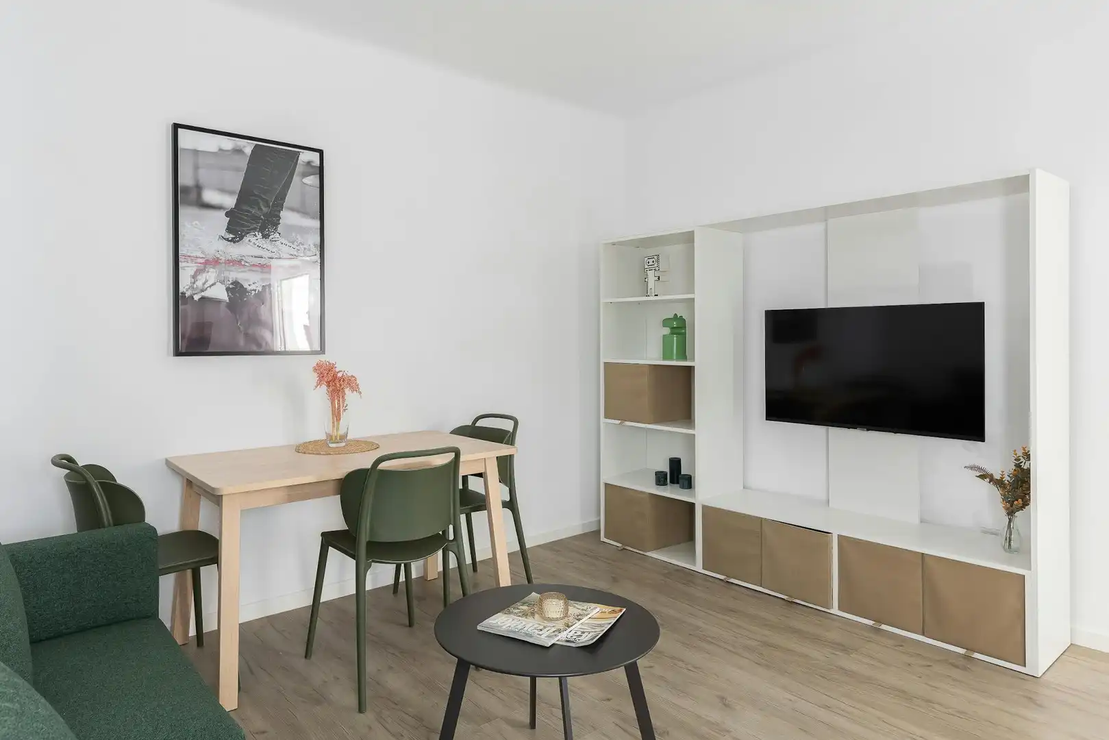 Sala d'estar de Pis de lloguer en Getafe amb Calefacció, Moblat i Rentadora