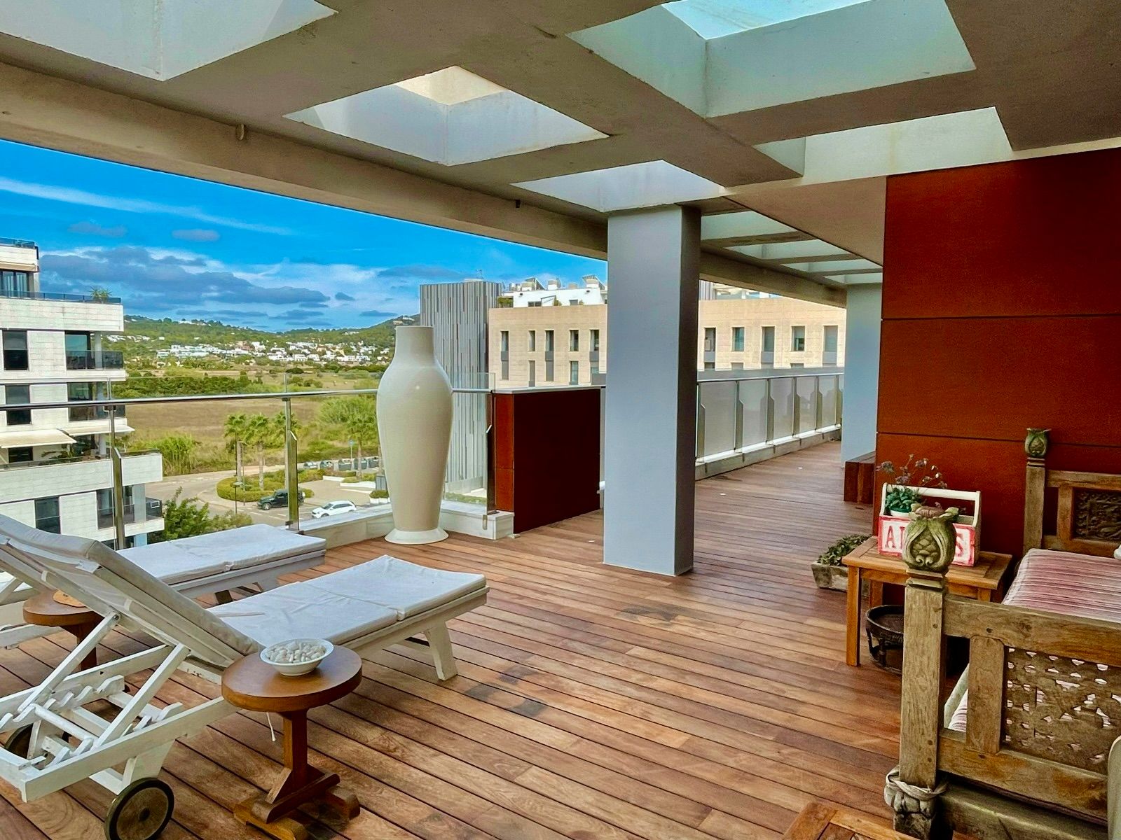 Terrace of Attic for sale in Eivissa  with Air Conditioner, Heating and Parquet flooring