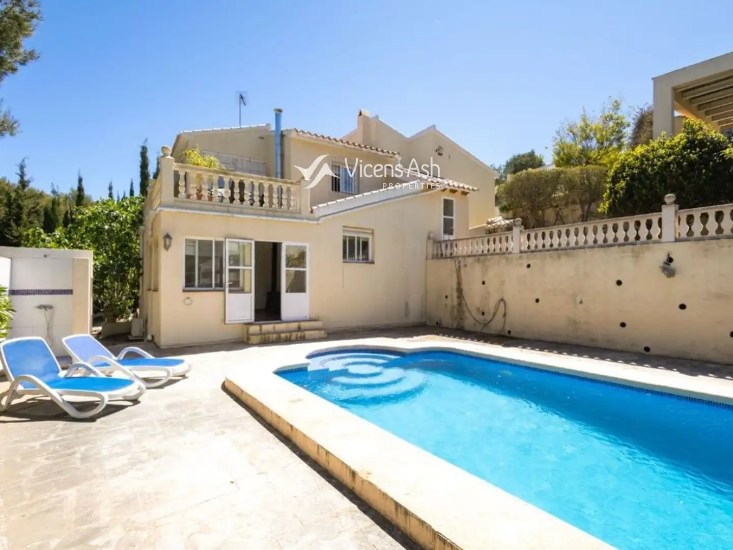 Exterior view of Houses for sale in Jávea / Xàbia  with Air Conditioner, Heating and Terrace