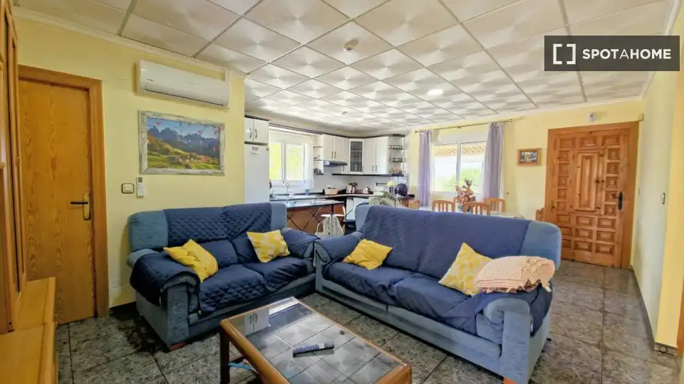 Sala d'estar de Apartament per a compartir en Cartagena amb Aire condicionat, Calefacció i Terrassa