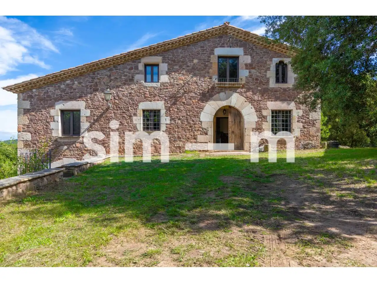 Vista exterior de Finca rústica en venda en El Brull amb Calefacció, Jardí privat i Terrassa