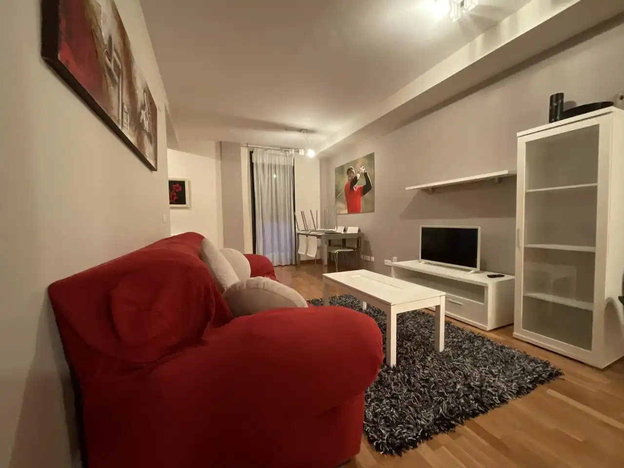 Sala de estar de Piso en venta en Cirueña con Calefacción, Trastero y Amueblado