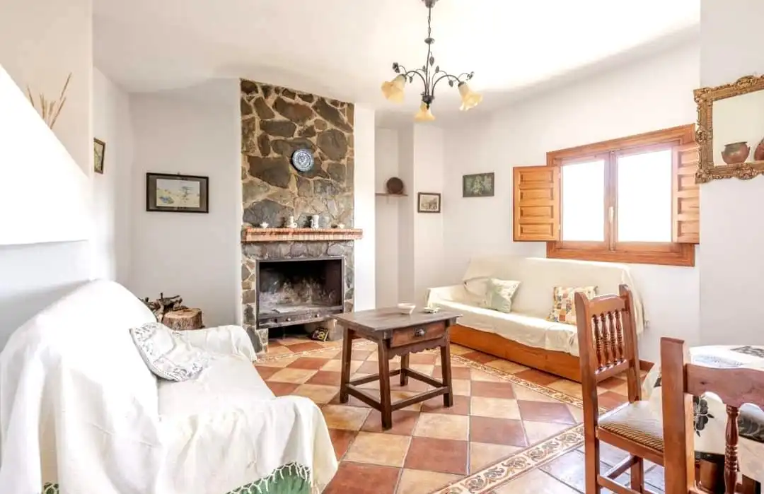 Sala d'estar de Casa adosada en venda en El Pinar amb Terrassa, Moblat i Forn