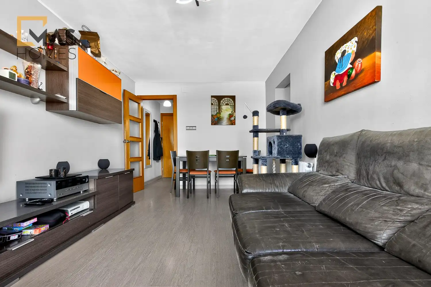 Wohnzimmer von Wohnung zum Verkauf in Terrassa mit Klimaanlage, Heizung und Terrasse