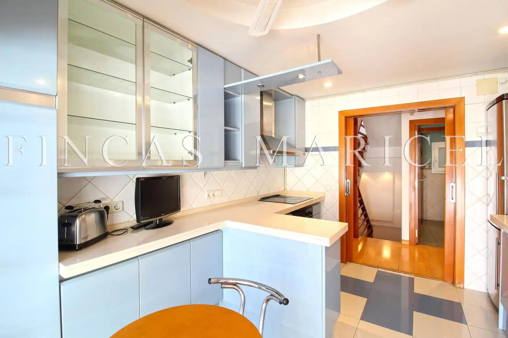 Kitchen of Attic for sale in Sitges  with Air Conditioner and Terrace