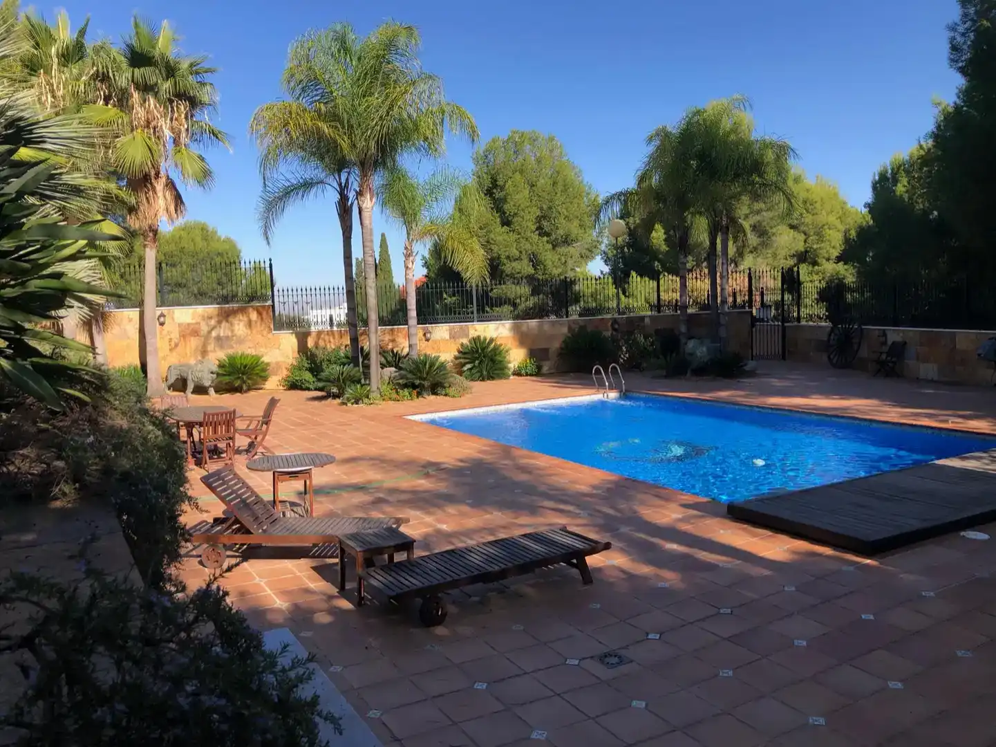 Piscina de Casa o xalet en venda en Murcia amb Aire condicionat, Jardí privat i Piscina