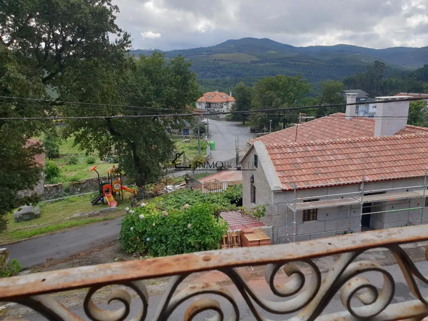 Vista exterior de Casa o chalet en venta en Campo Lameiro con Jardín privado