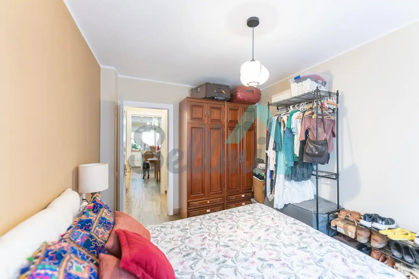 Bedroom of Flat for rent in Gijón   with Furnished