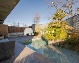 Exterior view of Single-family semi-detached for sale in Boadilla del Monte  with Air Conditioner, Heating and Private garden