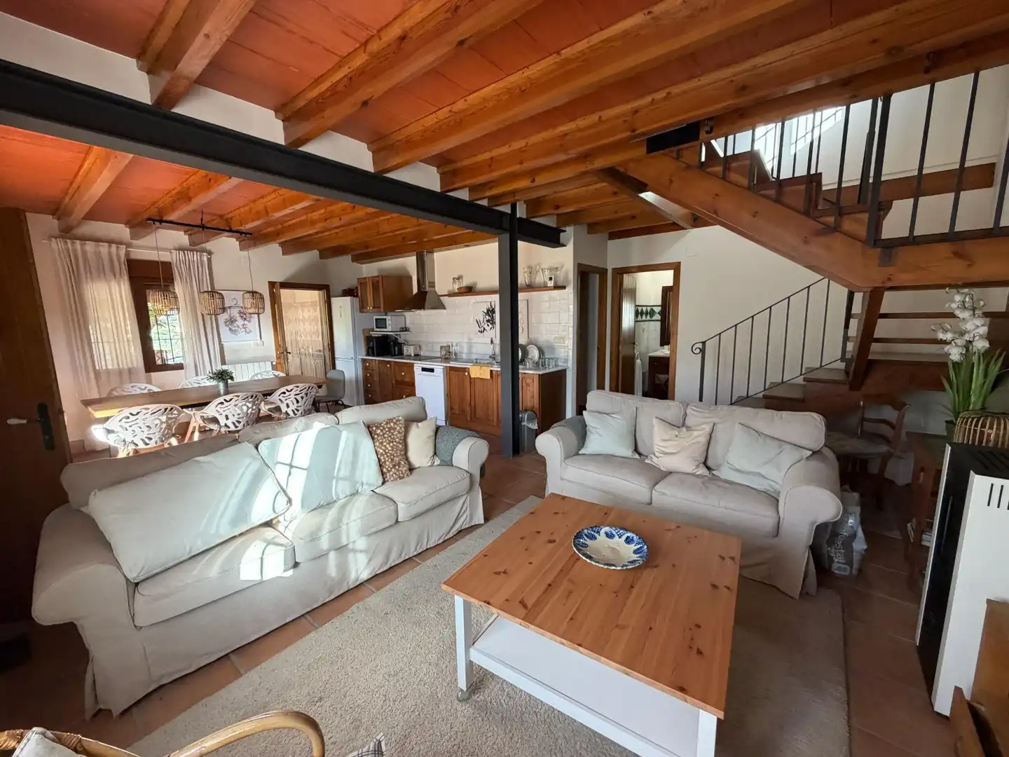 Sala de estar de Casa o chalet en venta en Penàguila con Calefacción, Jardín privado y Terraza