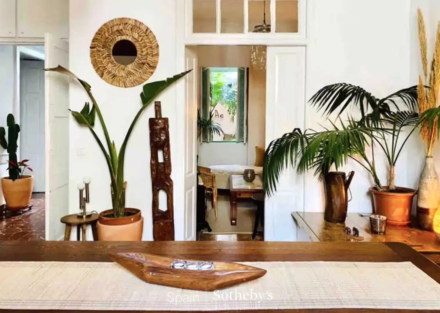Esszimmer von Einfamilien-Reihenhaus zum Verkauf in Agaete mit Klimaanlage, Privatgarten und Terrasse