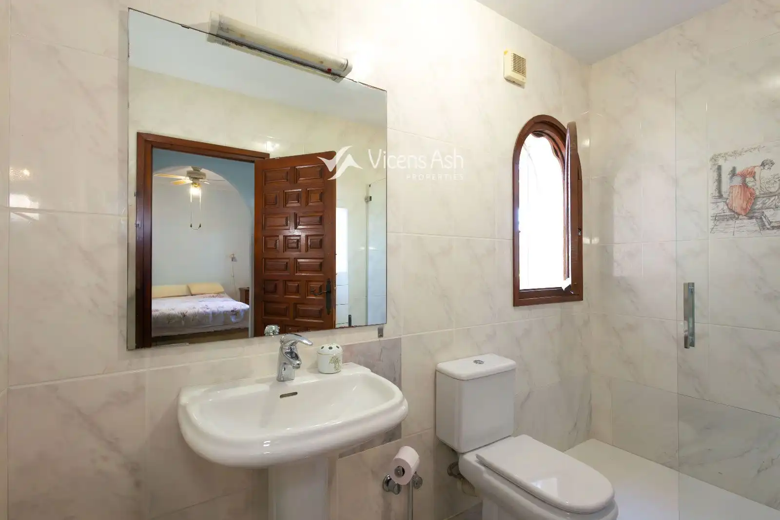 Bathroom of Houses for sale in Jávea / Xàbia  with Air Conditioner, Heating and Terrace