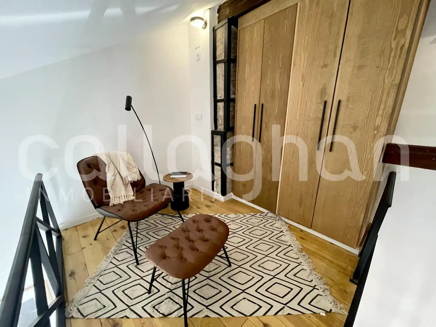 Schlafzimmer von Loft zur Miete in Valencia mit Klimaanlage, Heizung und Abstellraum