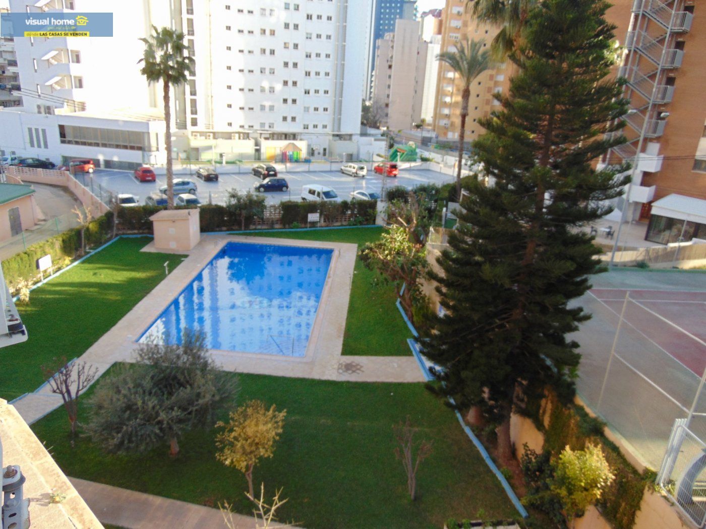 Piscina de Estudi de lloguer en Benidorm amb Aire condicionat, Calefacció i Piscina