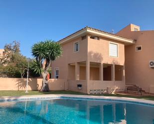 Exterior view of Single-family semi-detached to rent in Alicante / Alacant  with Pets allowed and Community pool