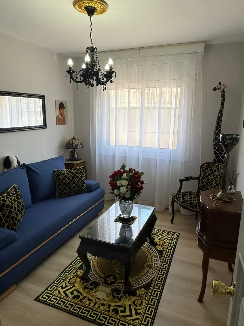 Sala de estar de Piso en venta en Calafell con Parquet, Terraza y Trastero