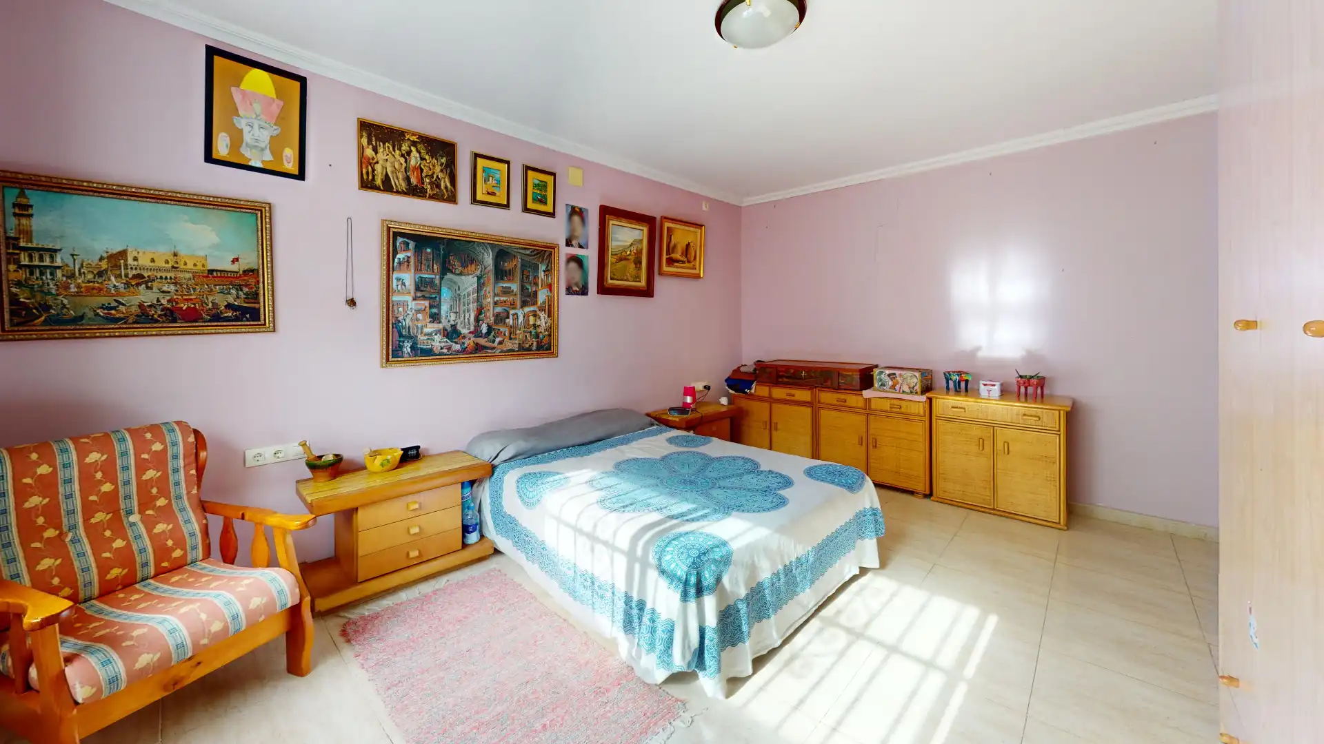 Bedroom of Houses for sale in Elche / Elx  with Air Conditioner, Heating and Private garden