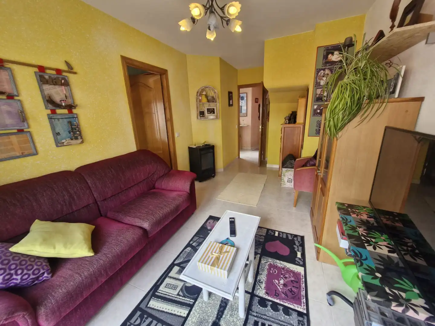 Sala de estar de Ático en venta en Foz con Terraza, Amueblado y Lavadora