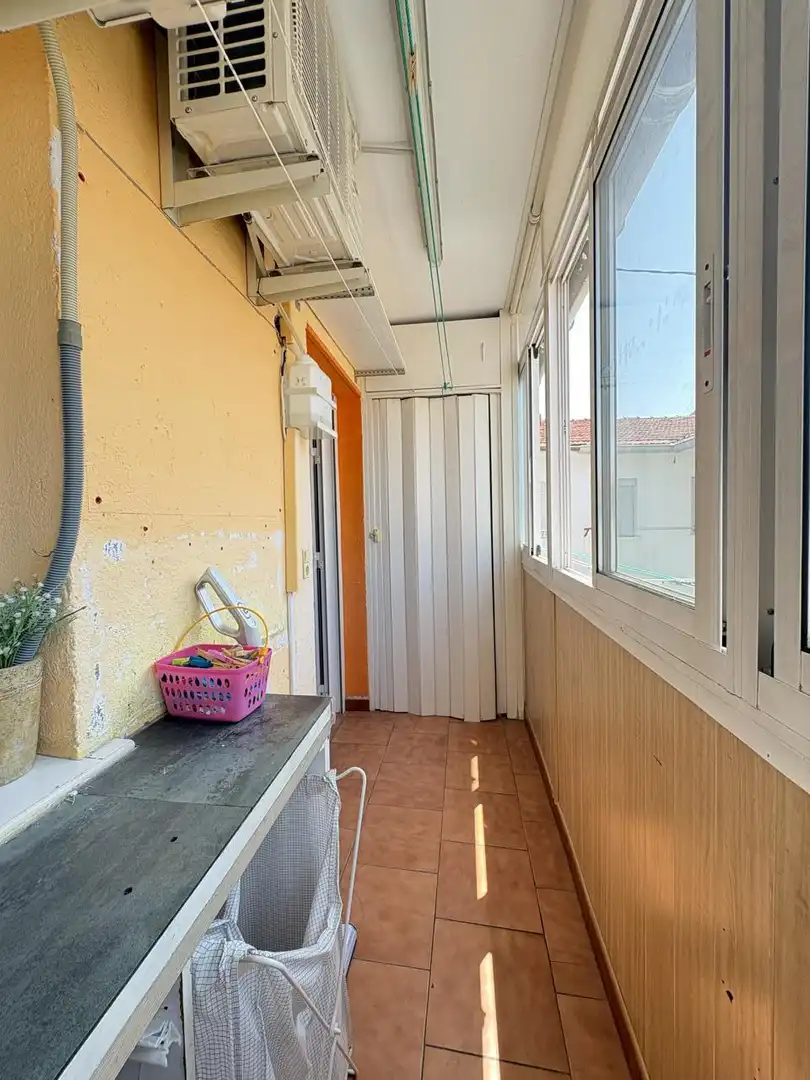 Balcony of Flat for rent in Madrid  with Heating, Terrace and Furnished