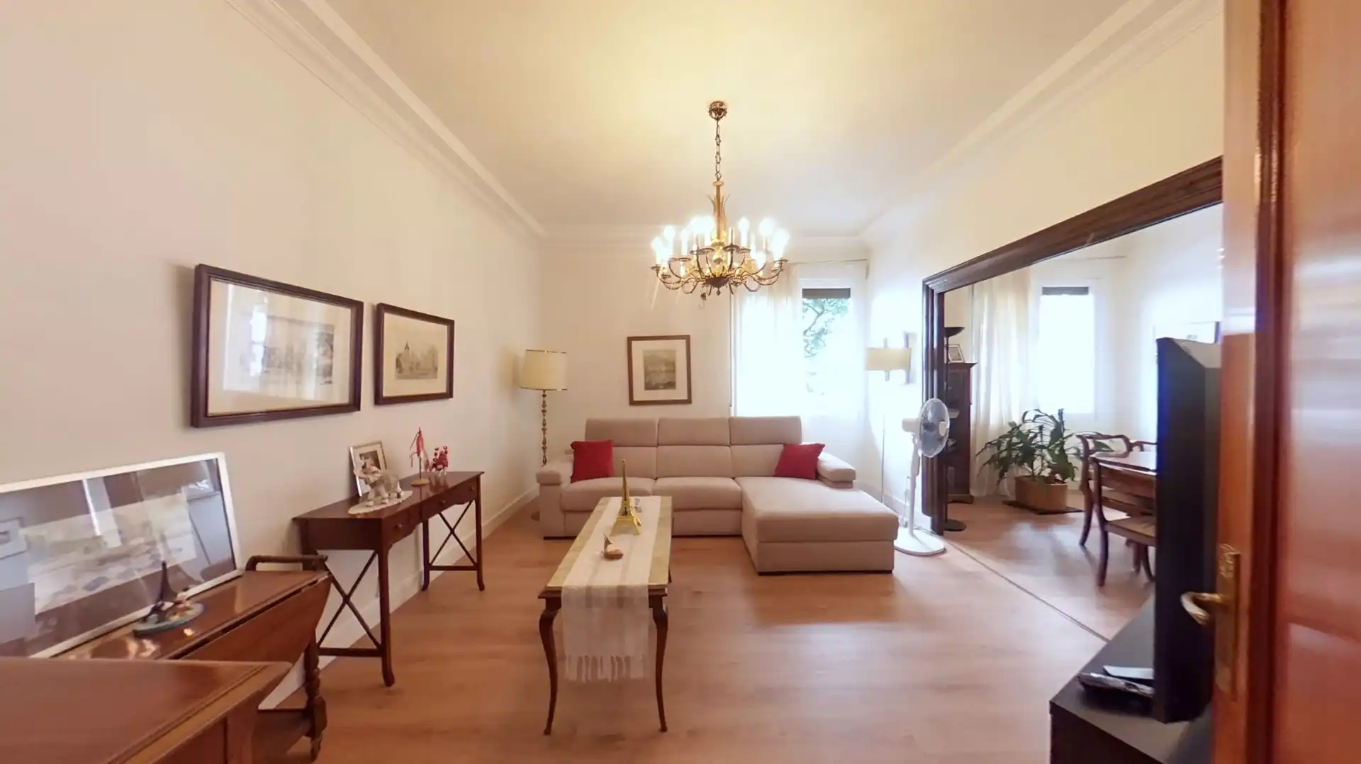 Sala de estar de Piso en venta en Madrid con Calefacción, Amueblado y Internet