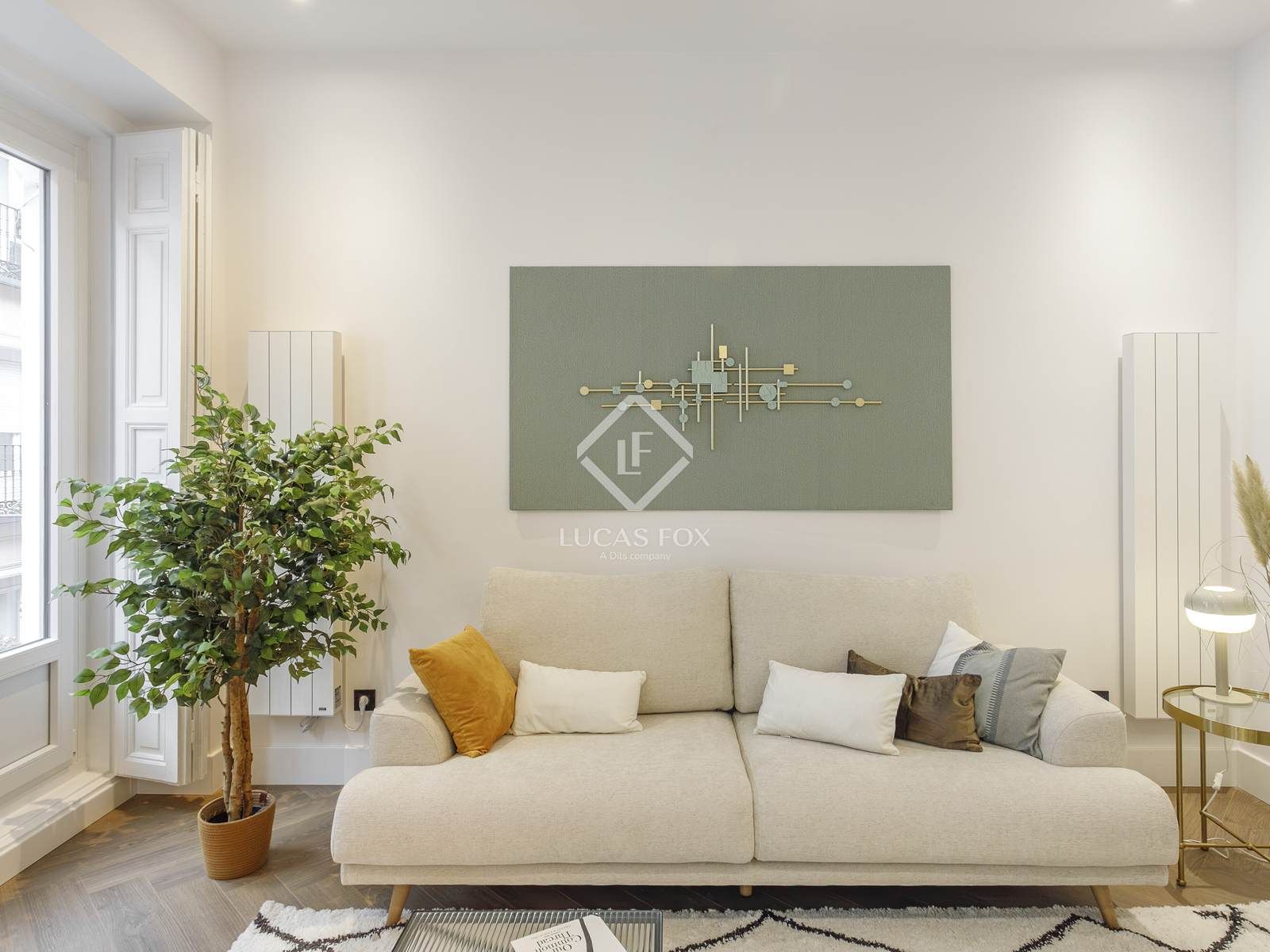 Sala d'estar de Pis en venda en  Madrid Capital amb Aire condicionat, Calefacció i Balcó