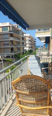Exterior view of Flat for sale in Gandia  with Air Conditioner, Terrace and Furnished