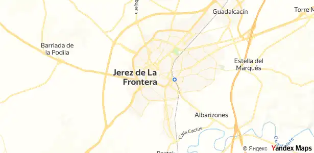 Vista exterior de Nave industrial en venta en Jerez de la Frontera