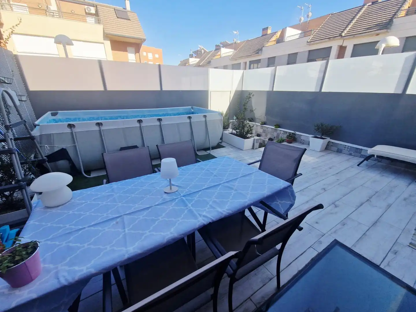 Terraza de Casa adosada en venta en Ciudad Real con Calefacción, Jardín privado y Terraza