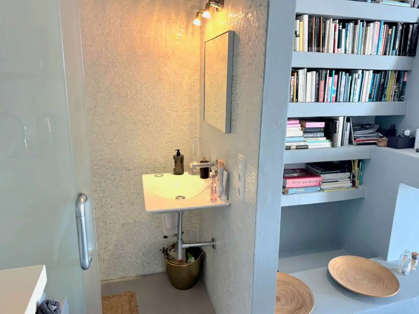 Bathroom of Duplexes for rent in Santa Eulària des Riu  with Air Conditioner, Heating and Terrace