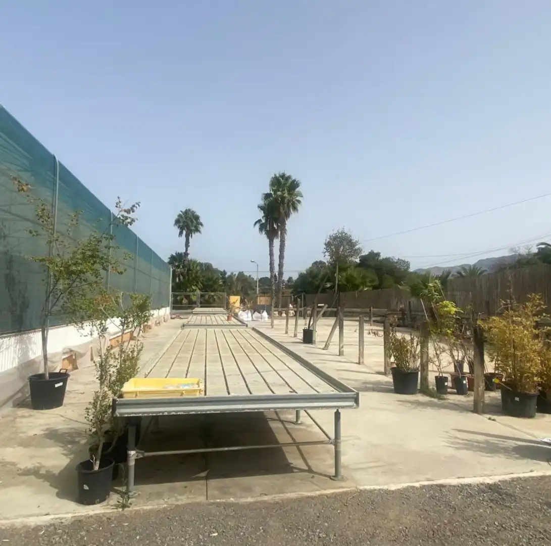 Terrasse von Fabrikhallen zur Miete in Cártama