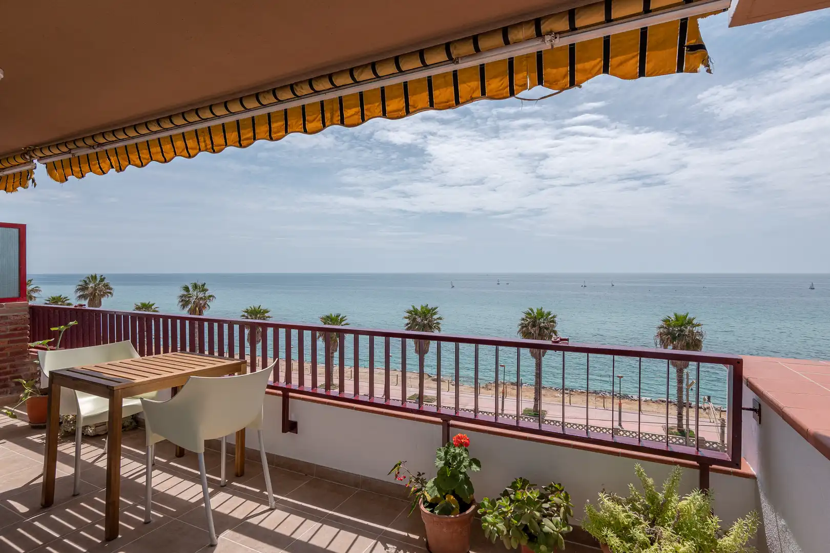 Terraza de Piso de alquiler en Vilassar de Mar con Aire acondicionado, Terraza y Amueblado