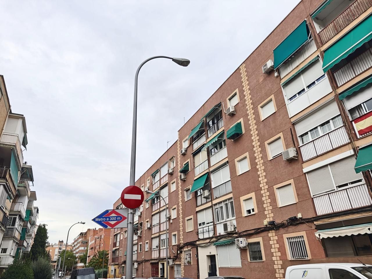 Vista exterior de Piso en venta en  Madrid Capital con Aire acondicionado, Parquet y Terraza