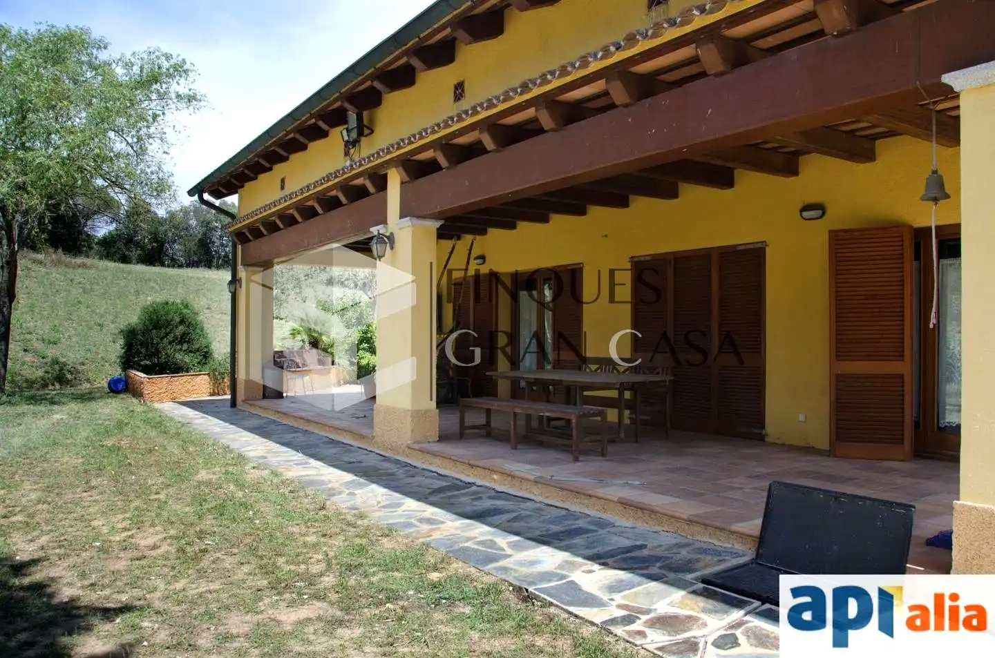 Garten von Country house zum Verkauf in Sant Antoni de Vilamajor mit Privatgarten, Parkett und Terrasse