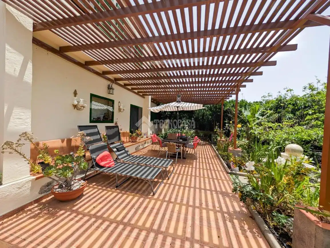 Terraza de Casa o chalet en venta en Valsequillo de Gran Canaria con Aire acondicionado y Parquet