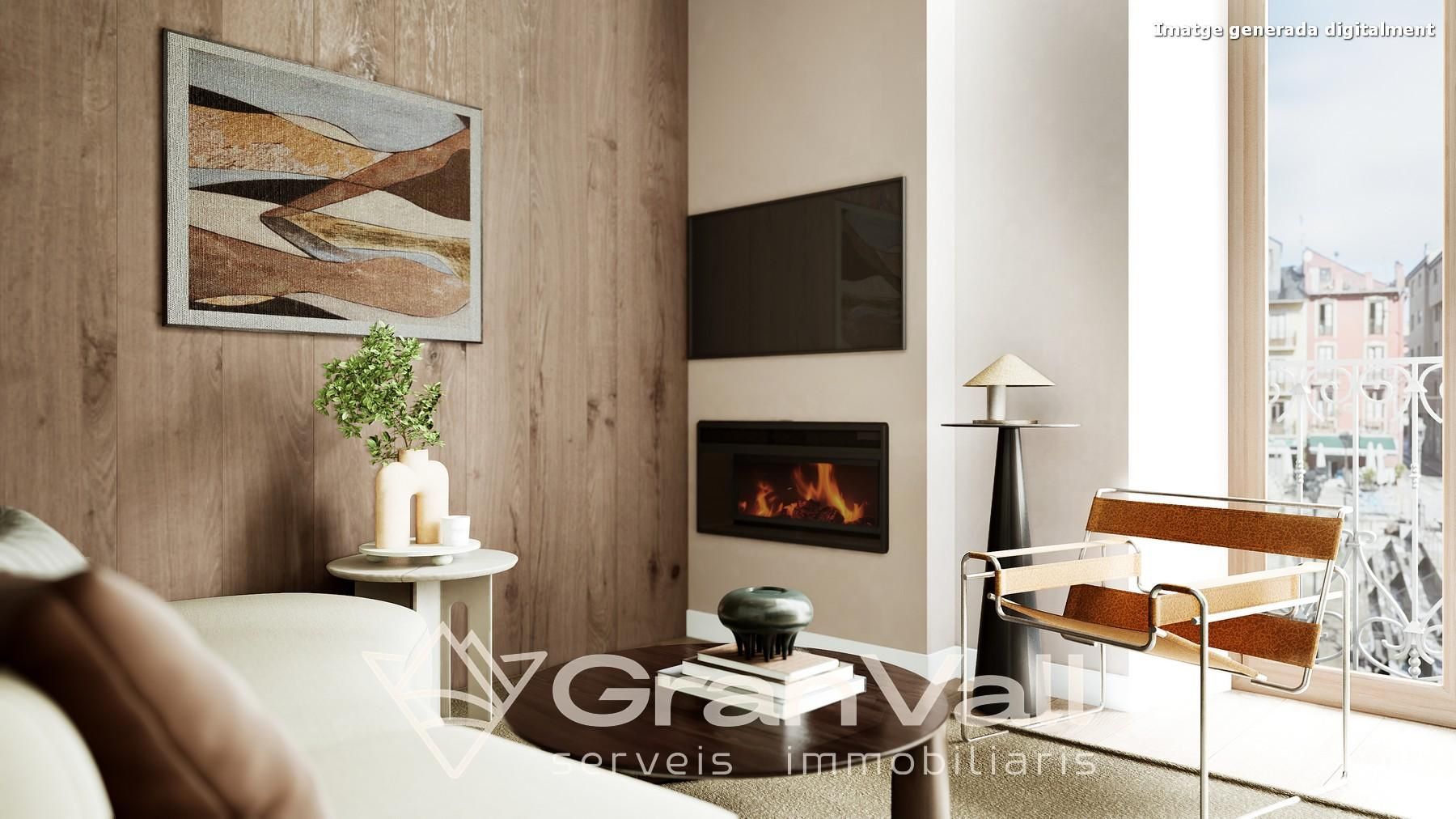 Sala d'estar de Apartament en venda en Puigcerdà amb Calefacció i Traster