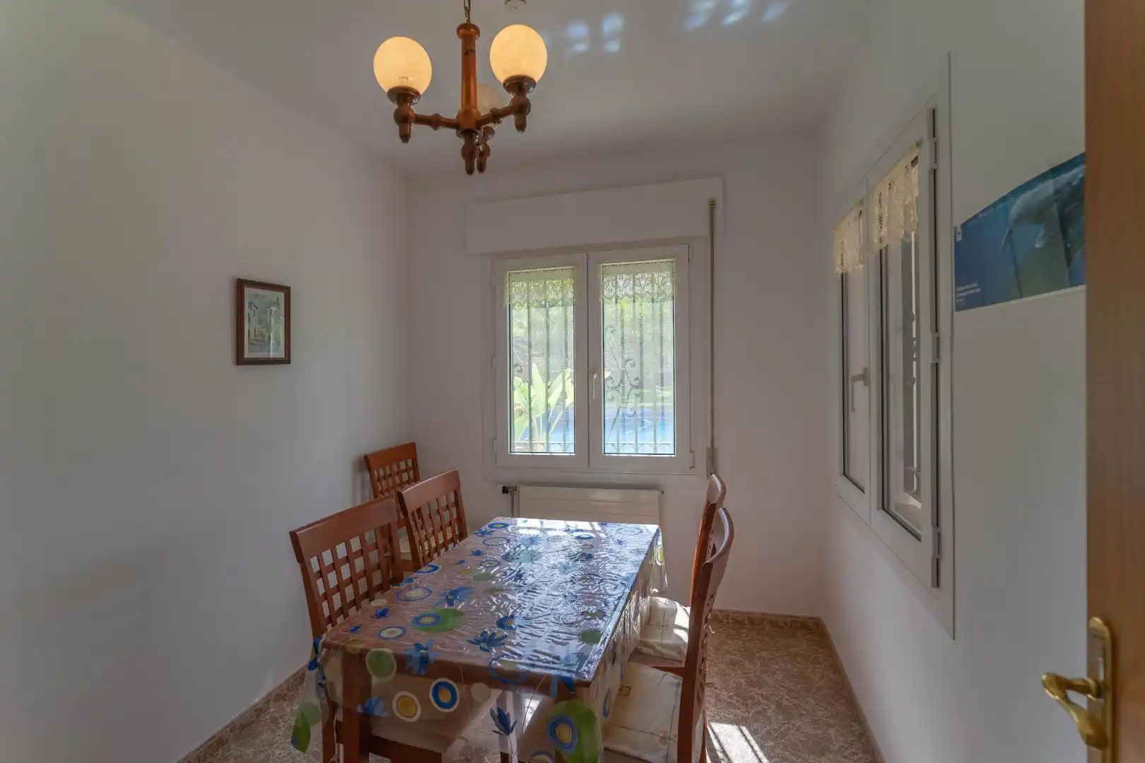 Esszimmer von Haus oder Chalet zum Verkauf in Alhaurín El Grande mit Klimaanlage, Privatgarten und Terrasse