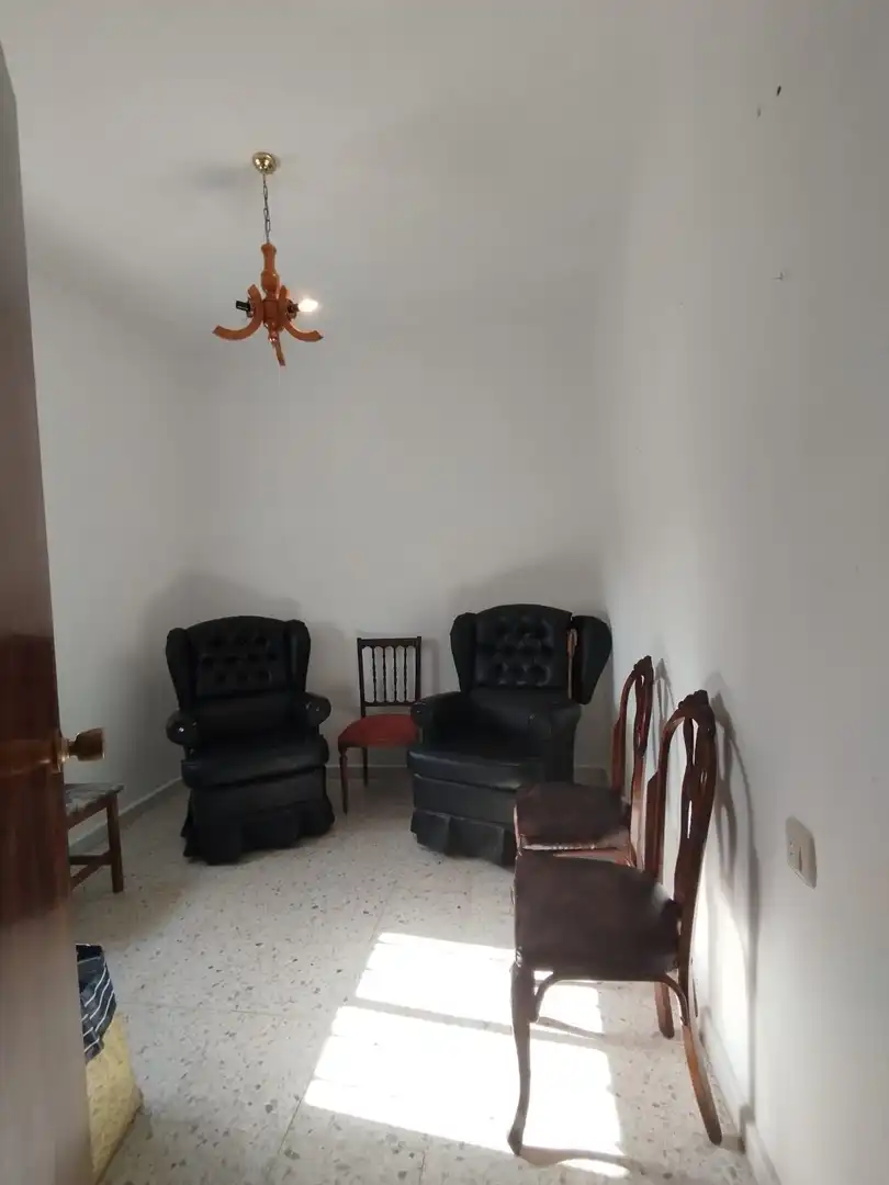 Sala de estar de Casa o chalet en venta en Valverde de Mérida con Trastero, Piscina y Amueblado