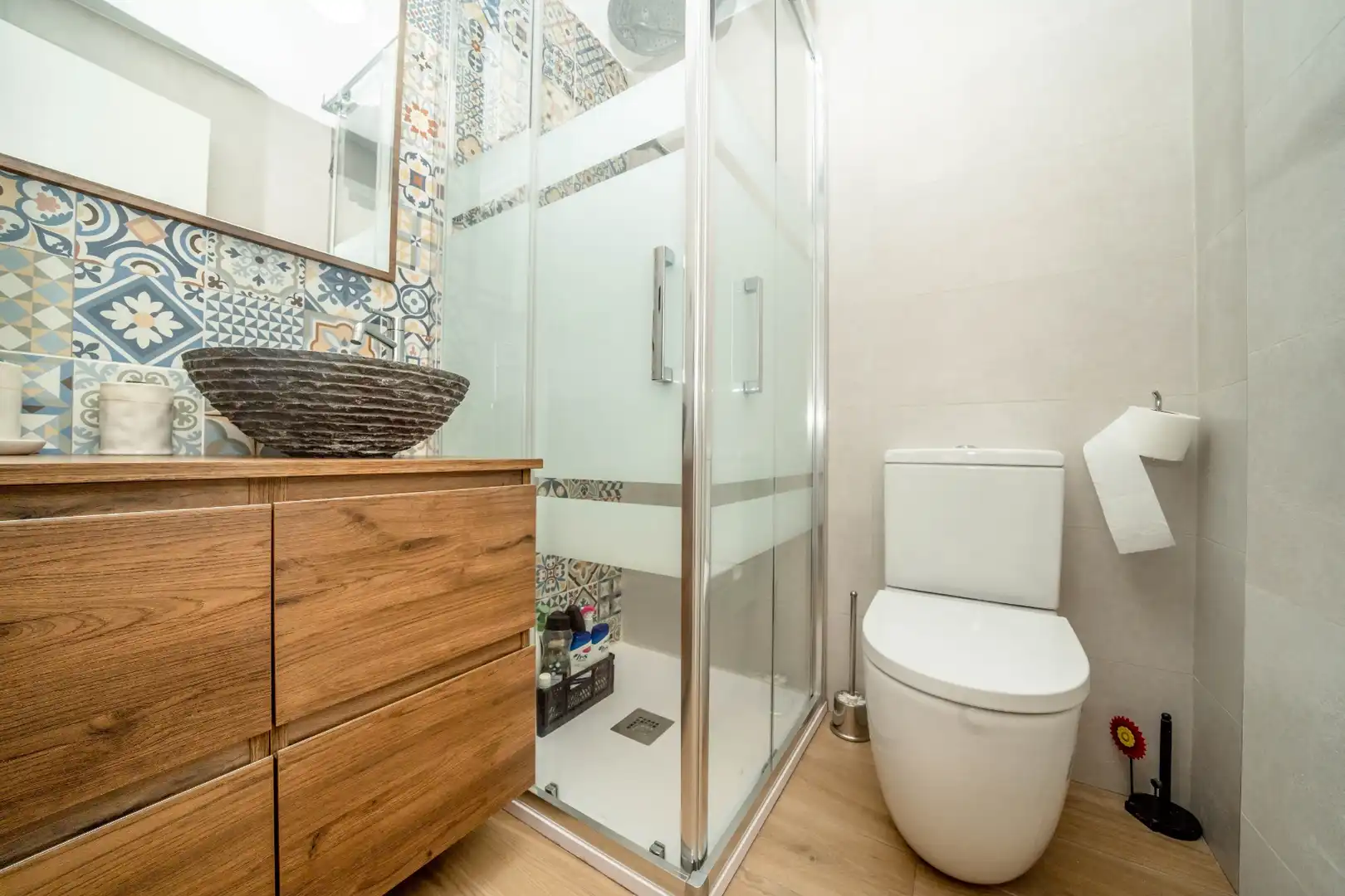 Bathroom of Apartments for rent in Orihuela  with Furnished, Washing machine and Microwave