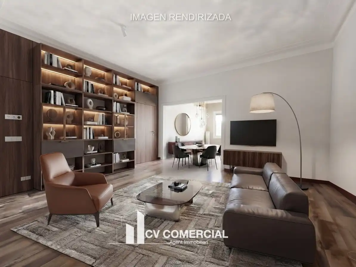 Piso con terraza en venta en Carrer del Comte d'Urgell