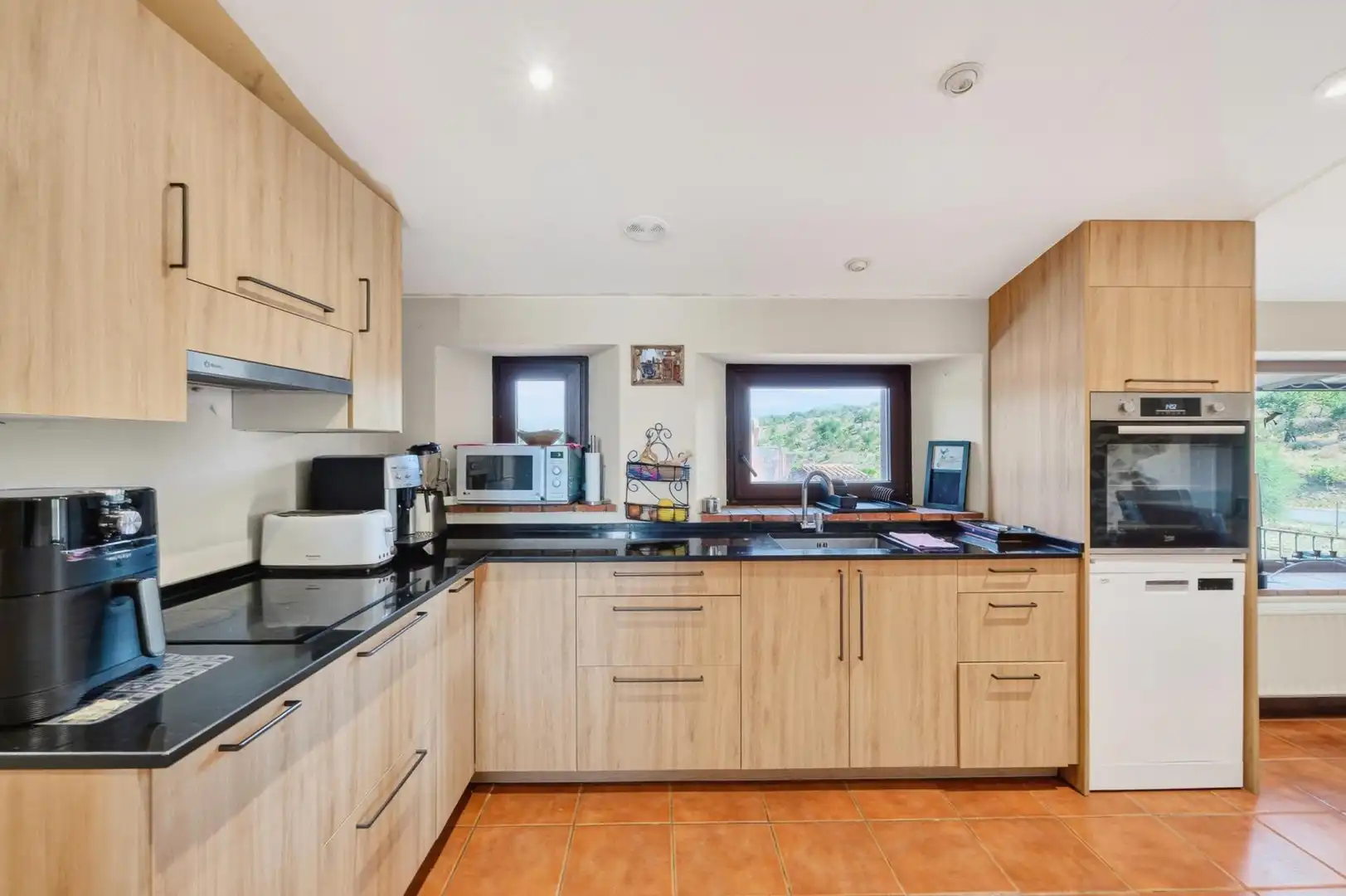 Cocina de Casa o chalet en venta en Mollet de Peralada con Jardín privado, Terraza y Piscina