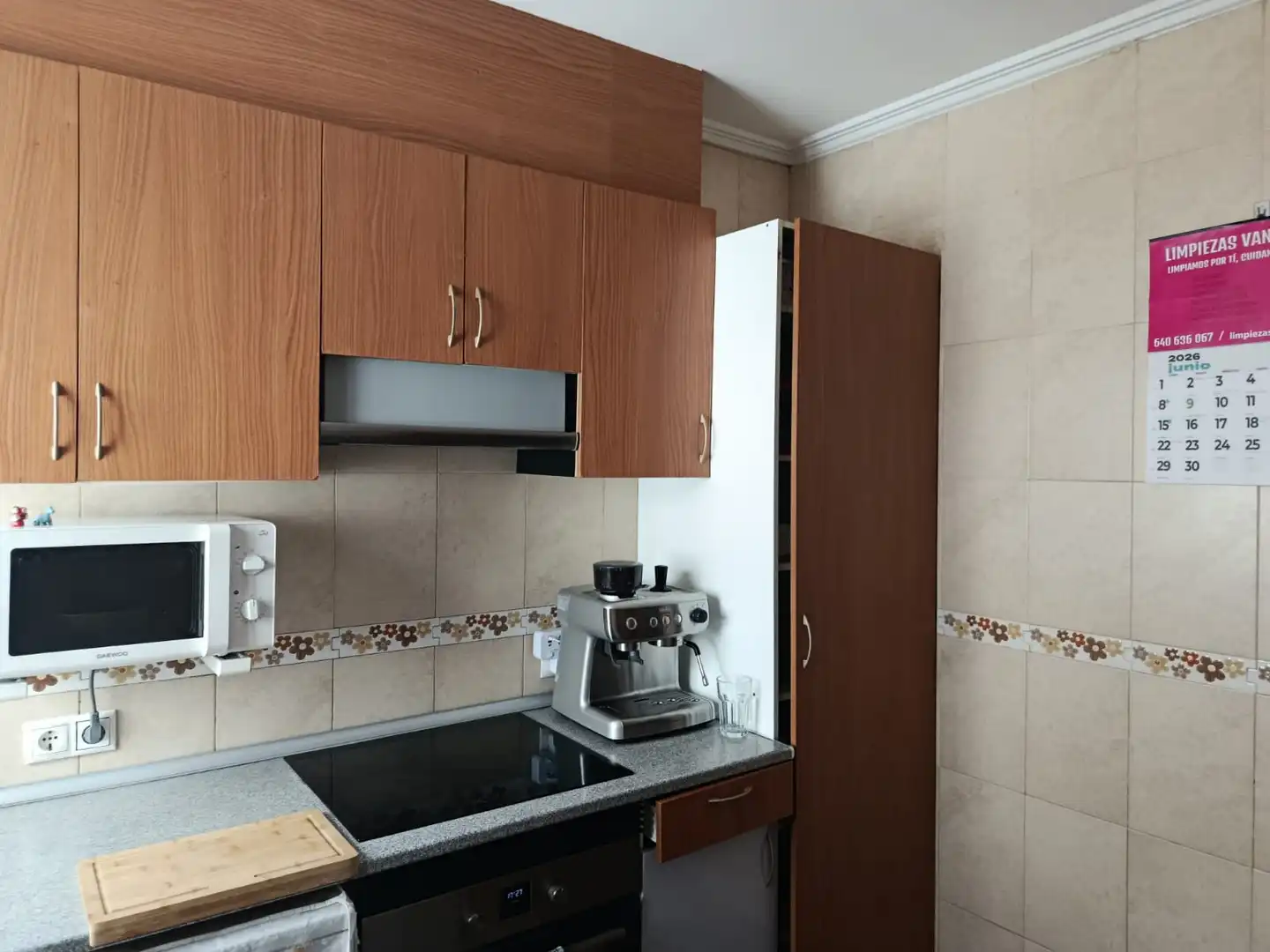 Küche von Wohnung zum Verkauf in Valencia mit Klimaanlage, Heizung und Balkon