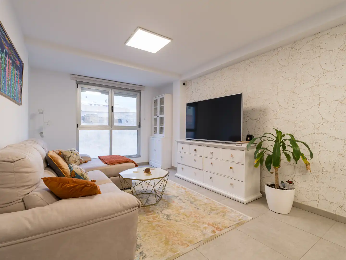 Sala de estar de Piso en venta en Las Palmas de Gran Canaria con Terraza, Trastero y Amueblado