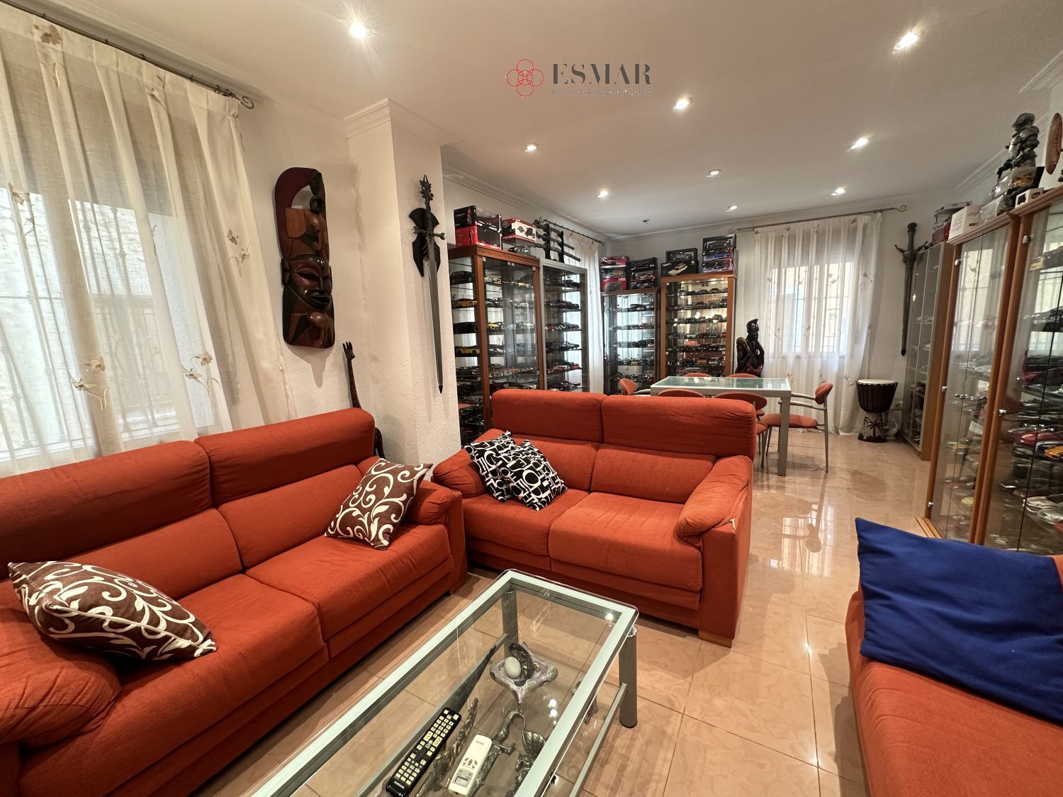 Sala de estar de Casa o chalet en venta en Algímia de Alfara con Aire acondicionado, Calefacción y Jardín privado