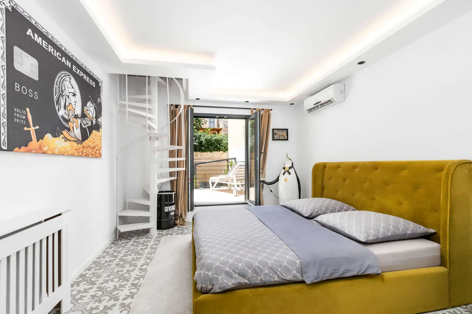 Dormitori de Casa adosada en venda en  Palma de Mallorca amb Aire condicionat, Terrassa i Moblat
