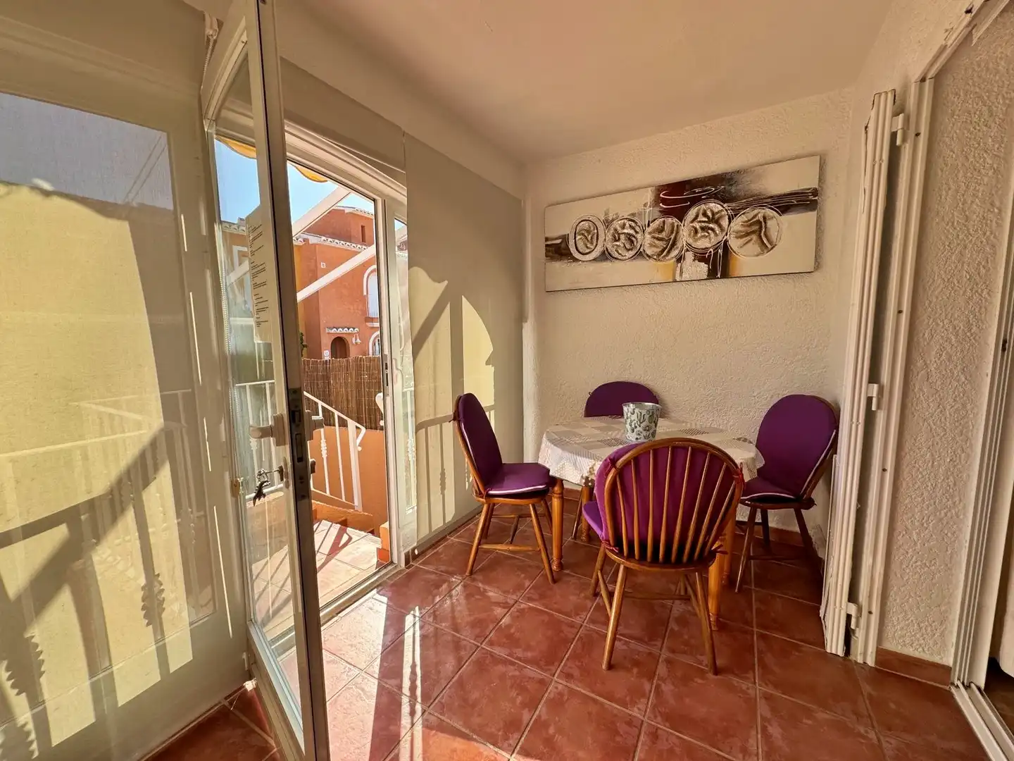 Comedor de Apartamento de alquiler en Benitachell / El Poble Nou de Benitatxell con Aire acondicionado, Calefacción y Terraza